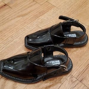 Peshawari Chappal Shoes Black